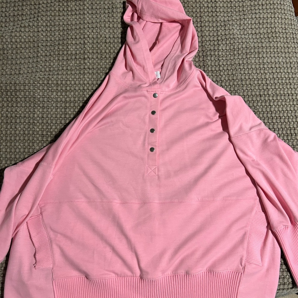 Pink Lily Soft Pink Hoodie